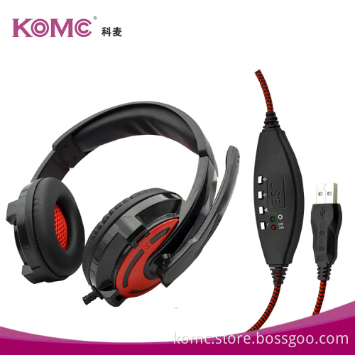 voip USB headset with MIC /volume control/mute function